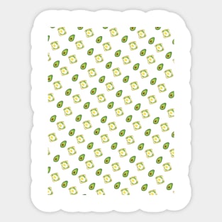 Avocado Pattern Sticker